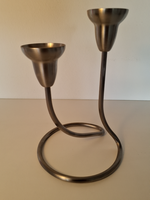 Georg Jensen Swing Dobbelt lysestage